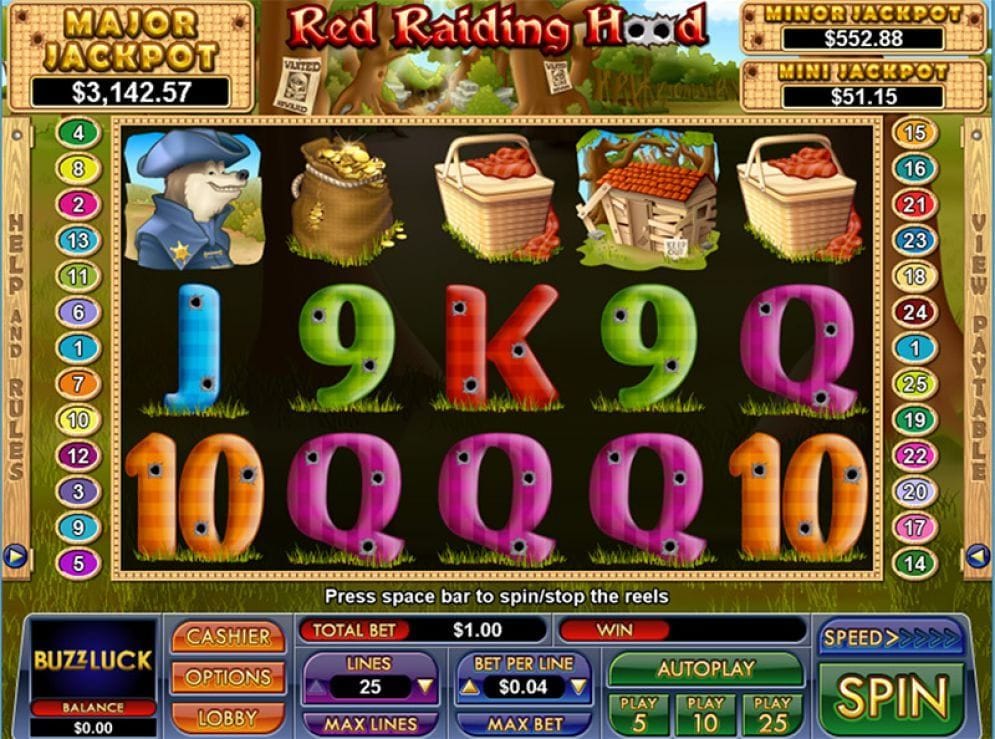 Red Raiding Hood online Geldspielautomat