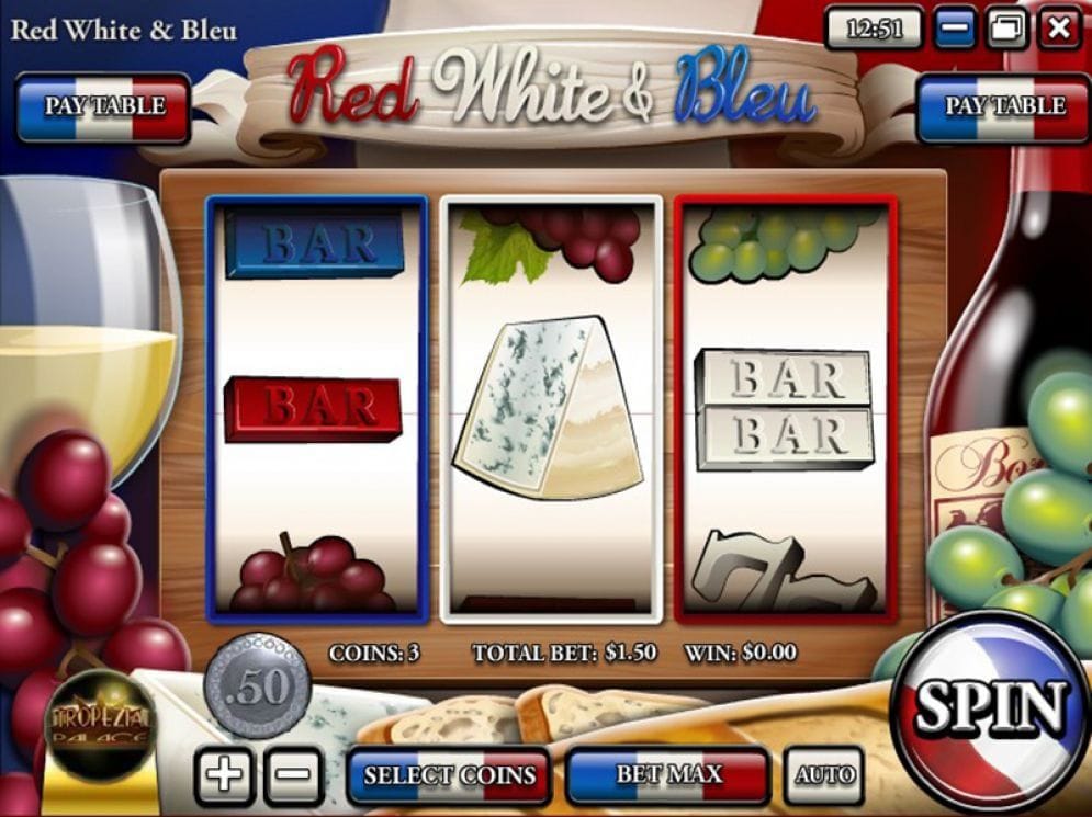 Red White And Bleu online Automatenspiel