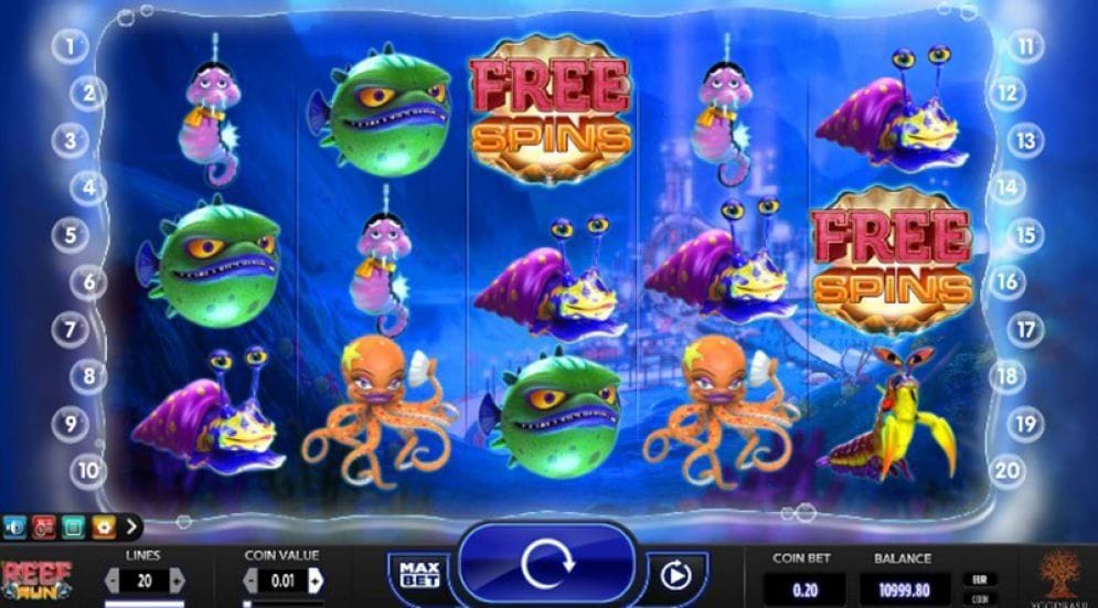 Reef Run online Casinospiel