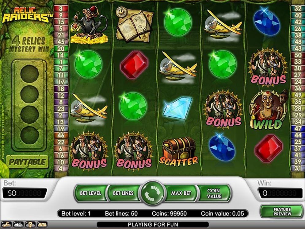 Relic Raiders online Geldspielautomat