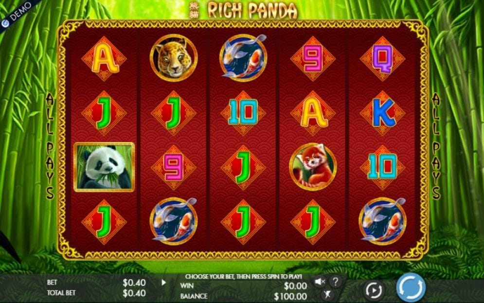 Rich Panda online Spielautomat