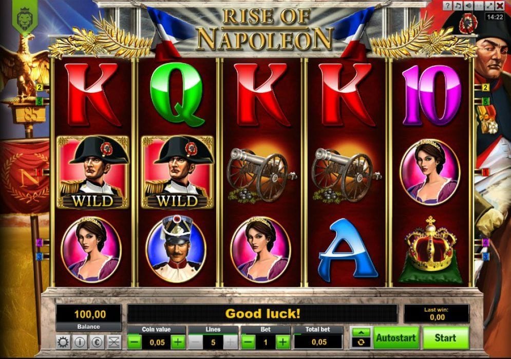 Rise of Napoleon online Casinospiel