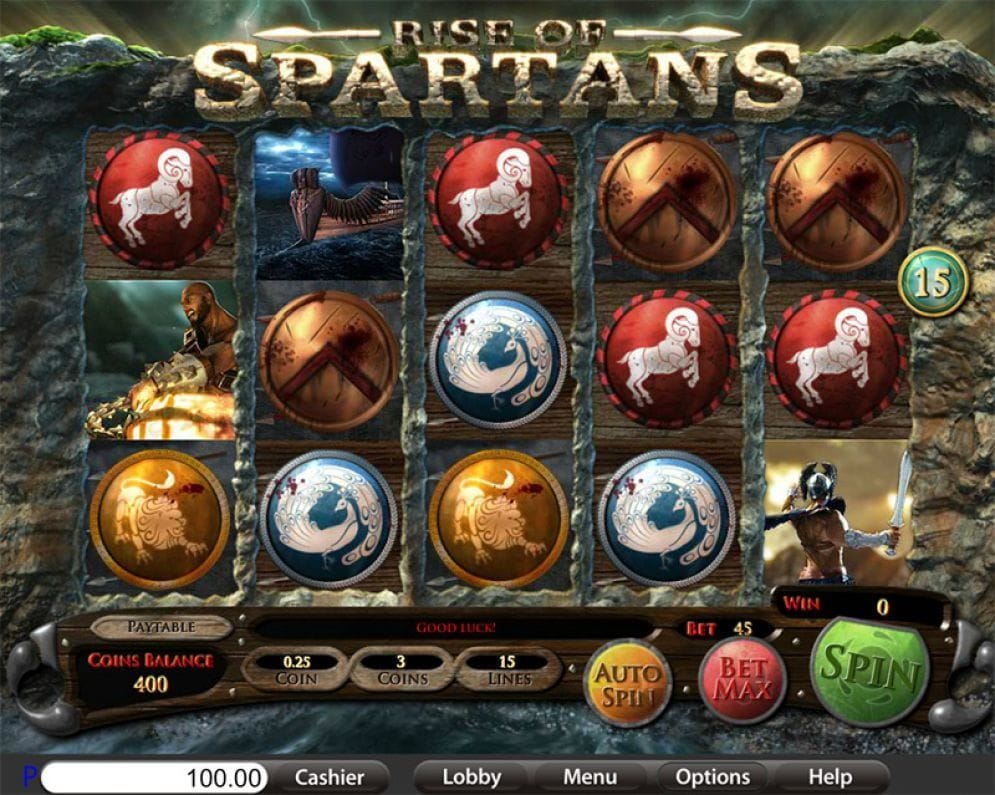 Rise of Spartans online Video Slot