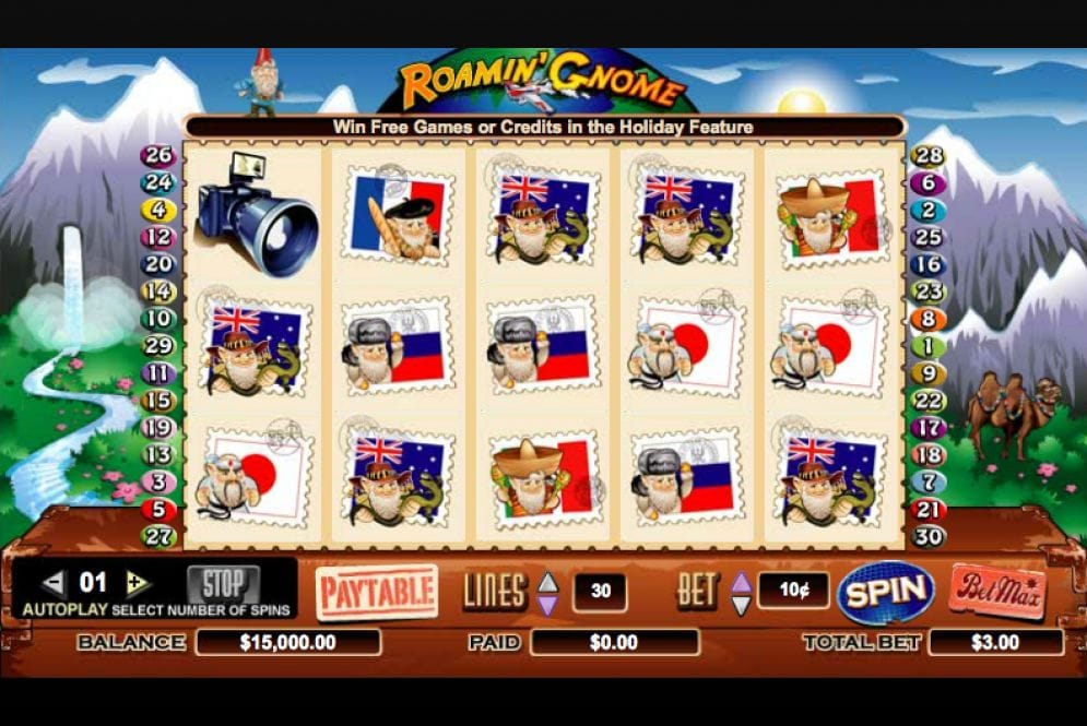 Roamin‘ Gnome online Automatenspiel