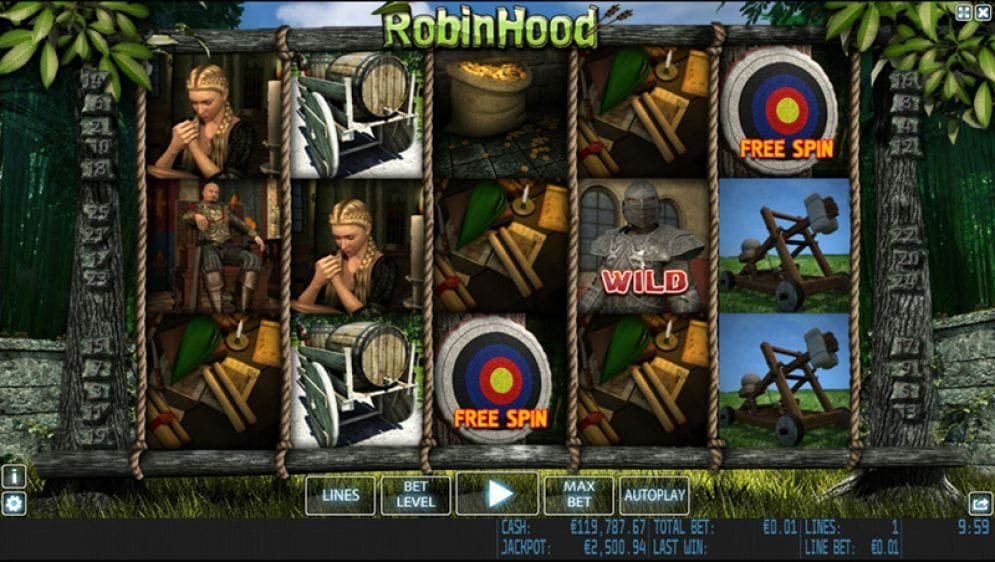Robin Hood Slotmaschine