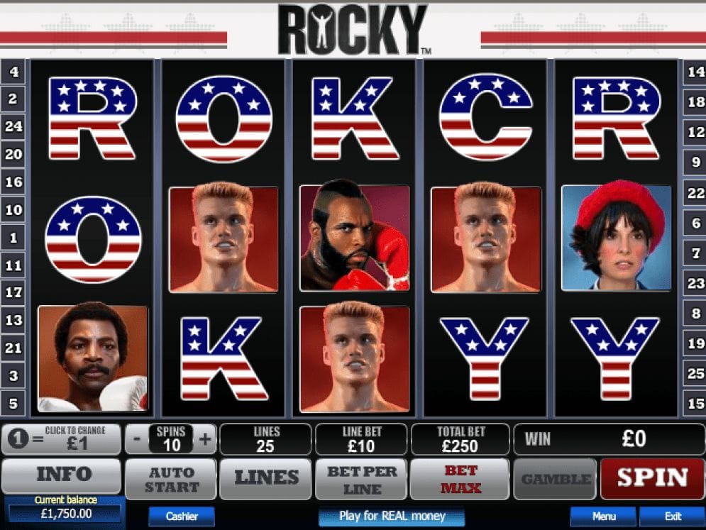 Rocky online Geldspielautomat