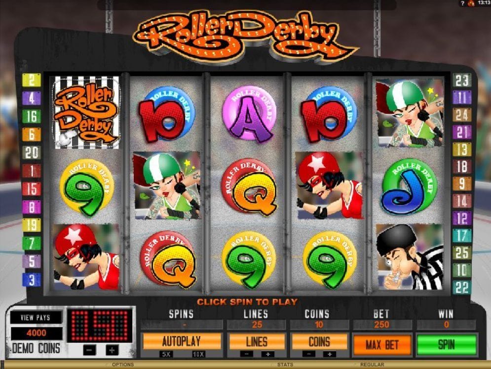 Roller Derby online Slotmaschine