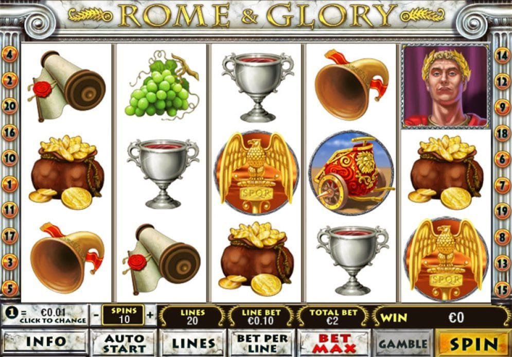 Rome & Glory online Geldspielautomat