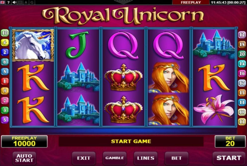 Royal Unicorn online Spielautomat
