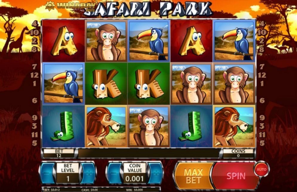 Safari Park online Slotmaschine