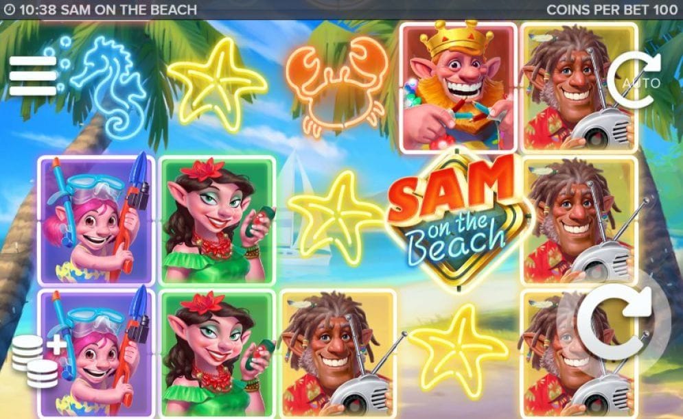 Sam on the Beach online Spielautomat