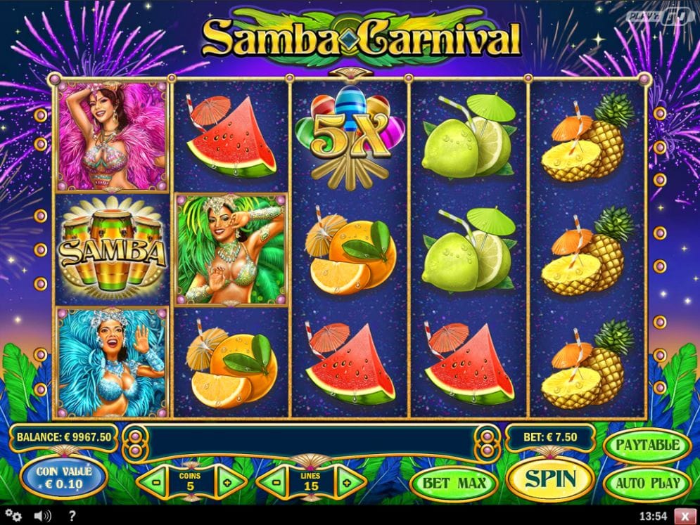 Samba Carnival Geldspielautomat