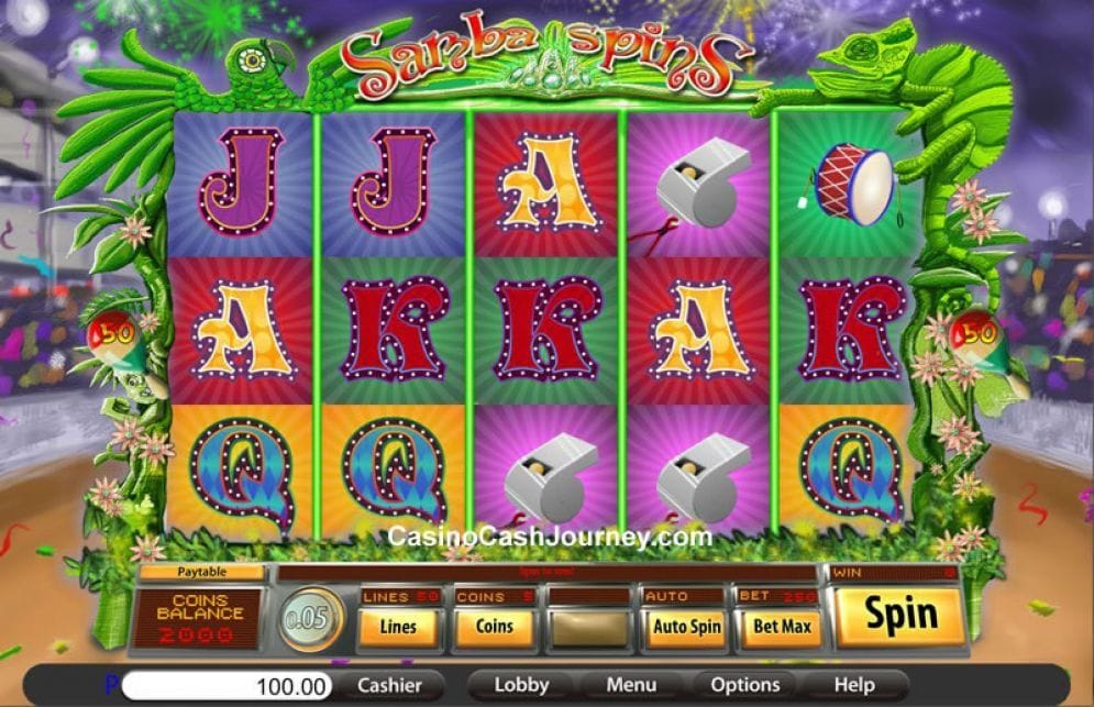 Samba Spins online Casinospiel