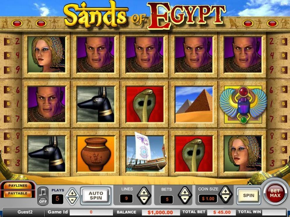 Sands Of Egypt online Automatenspiel