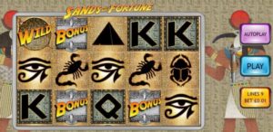 Sands Of Fortunes Videoslot kostenlos spielen