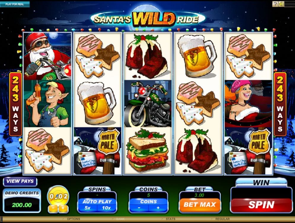 Santa’s Wild Ride Automatenspiel
