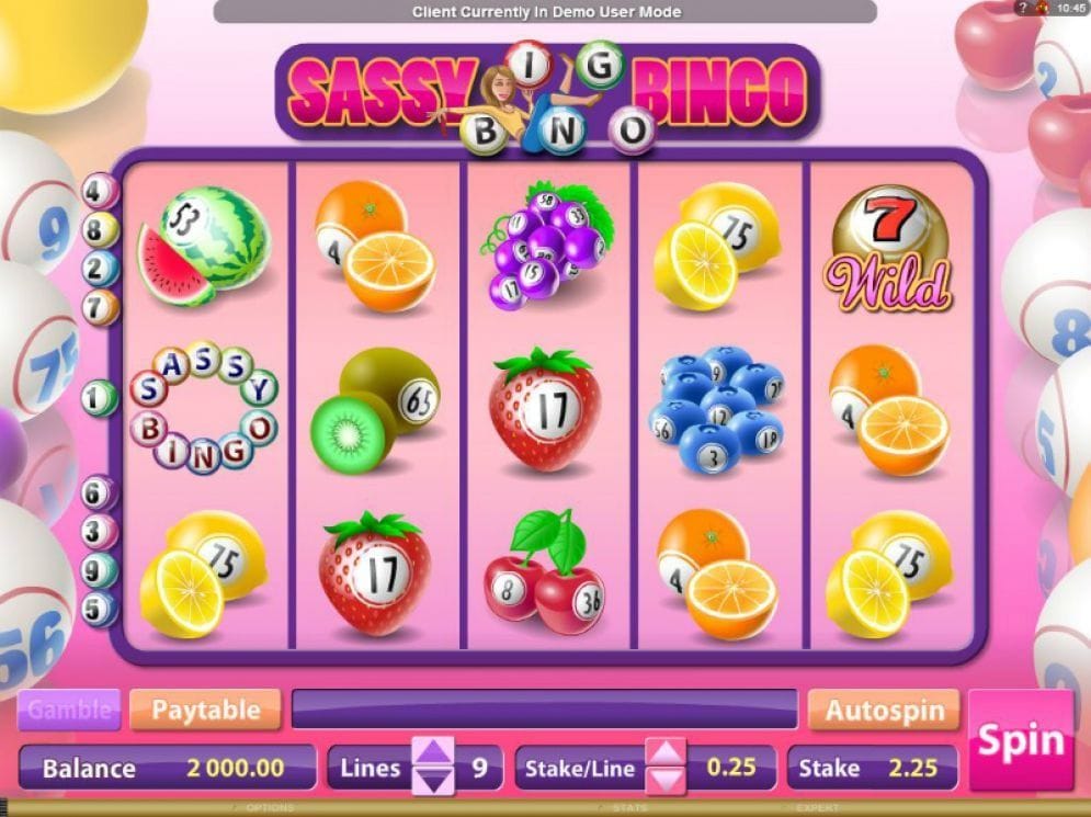 Sassy Bingo Casinospiel