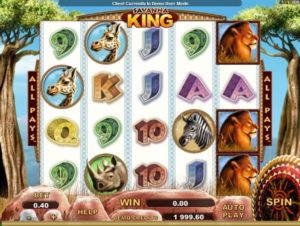 Savanna King Automatenspiel kostenlos spielen