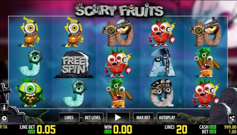 Scary Fruits online Spielautomat
