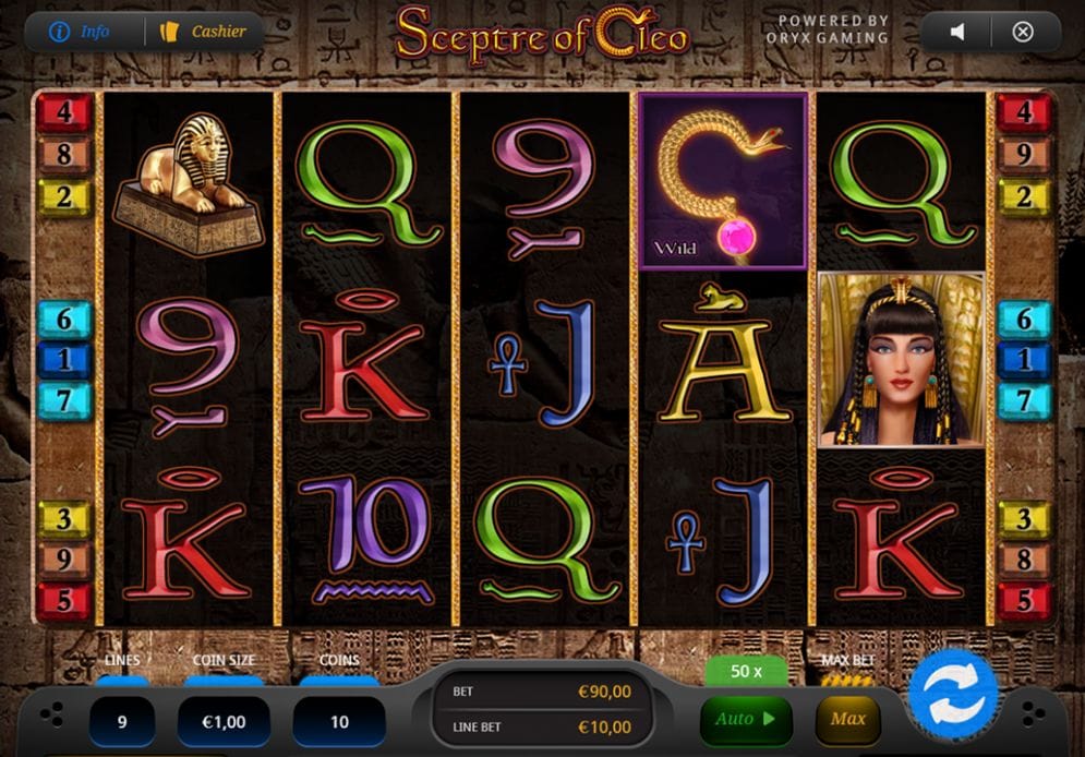 Sceptre of Cleo Casinospiel