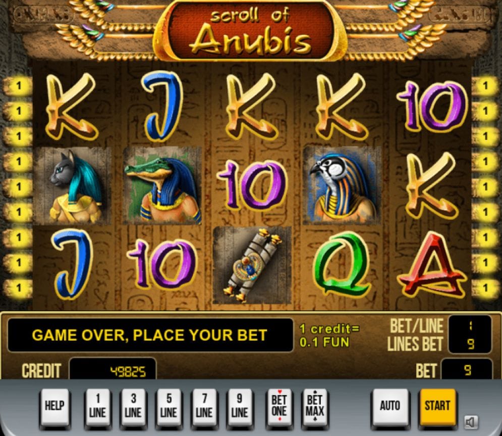 Scroll Of Anubis Spielautomat