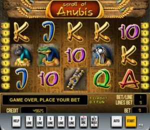 Scroll Of Anubis Spielautomat kostenlos