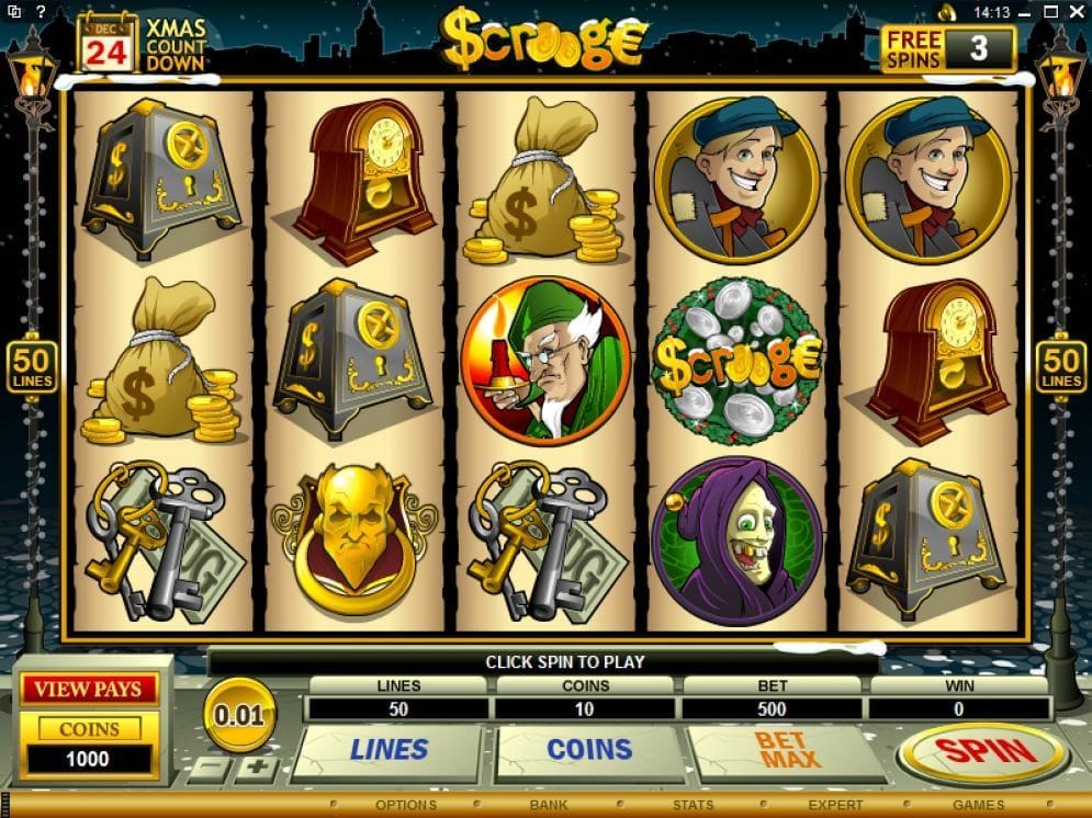 Scrooge online Casino Spiel