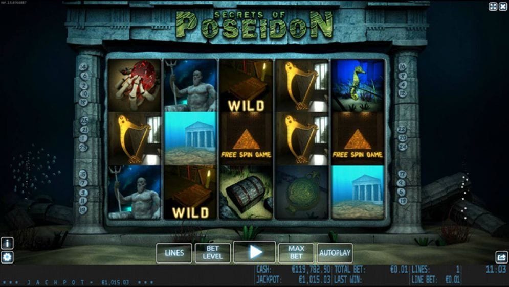 Secrets Of Poseidon online Spielautomat