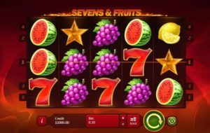 Sevens & Fruits Slotmaschine ohne Anmeldung
