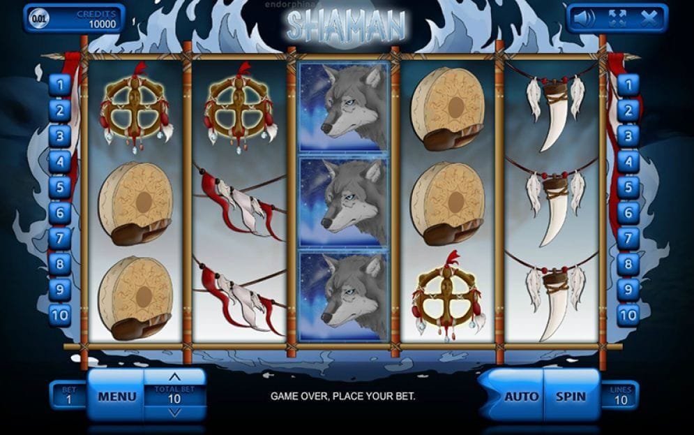 Shaman online Spielautomat