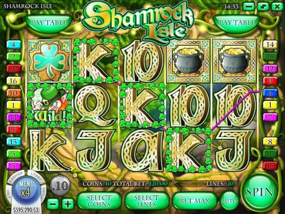 Shamrock Isle online Spielautomat