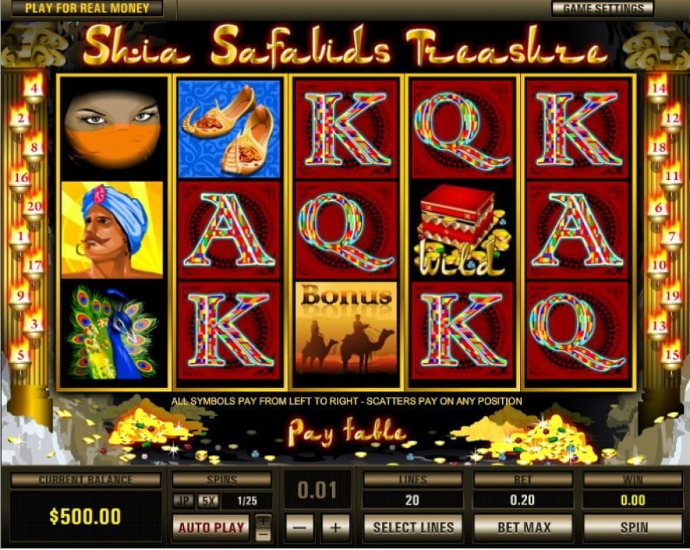 Shia Safavids Treasure Casinospiel