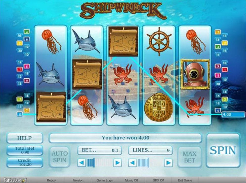 Shipwreck online Casino Spiel