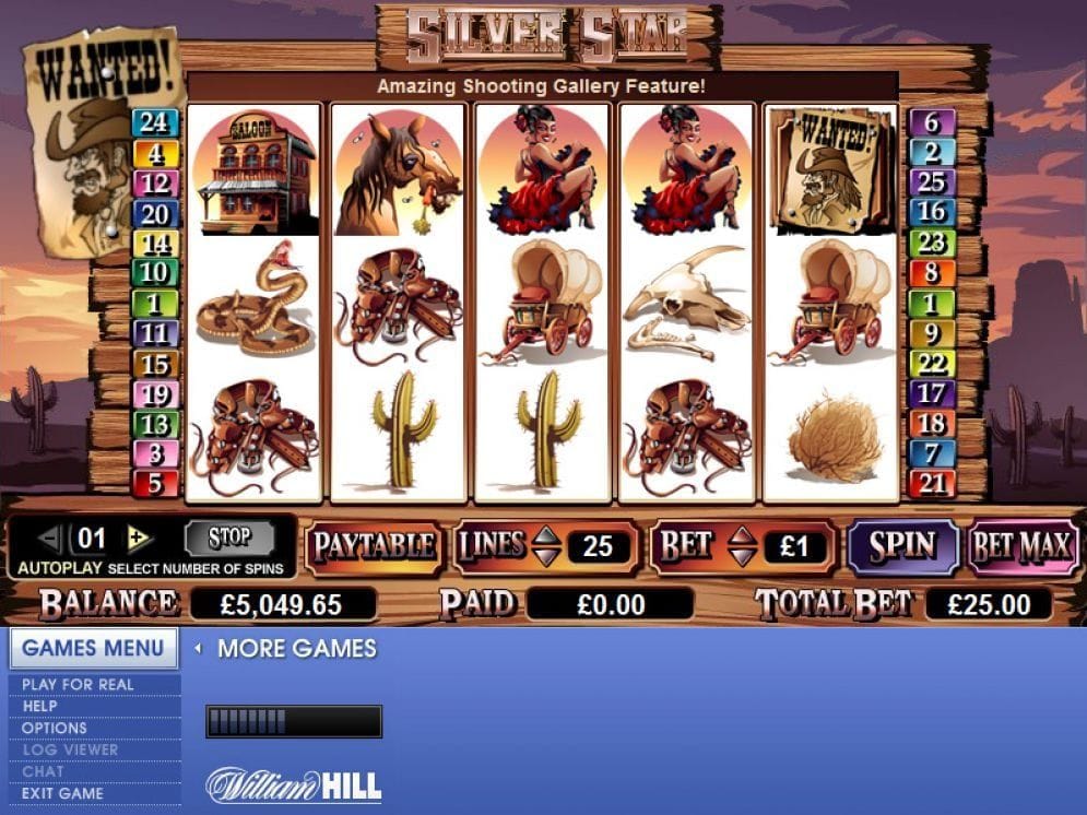 Silver Star online Casino Spiel