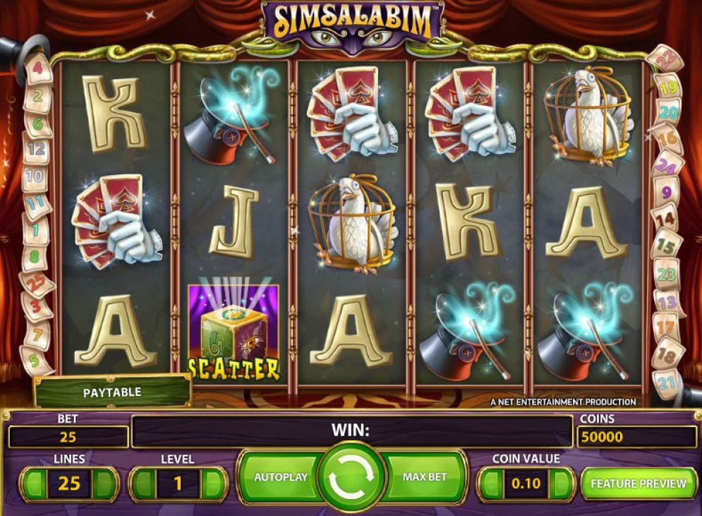 Simsalabim online Casinospiel