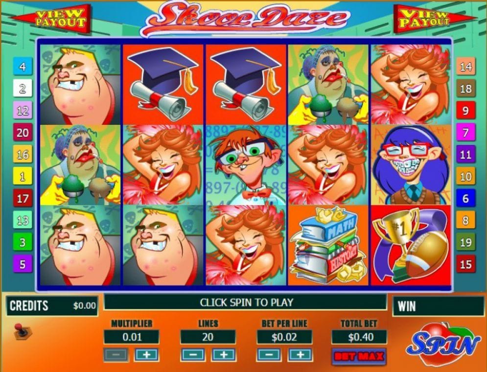 Skool Daze online Spielautomat