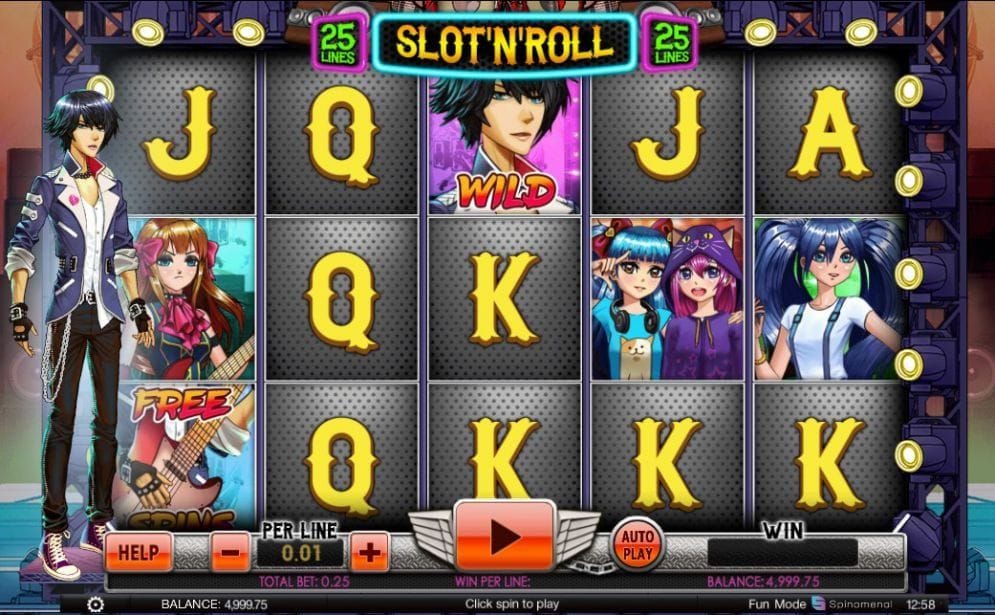 Slot n‘ Roll Casino Spiel