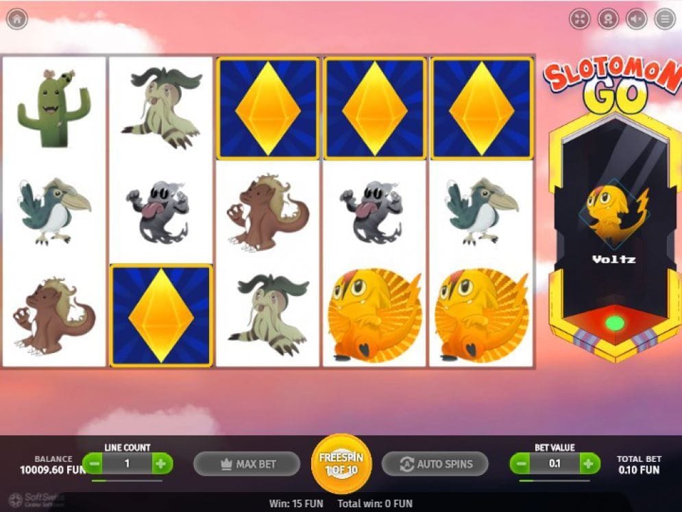 Slotomon Go online Casinospiel