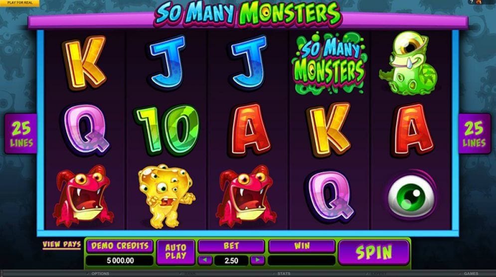 So Many Monsters online Slotmaschine