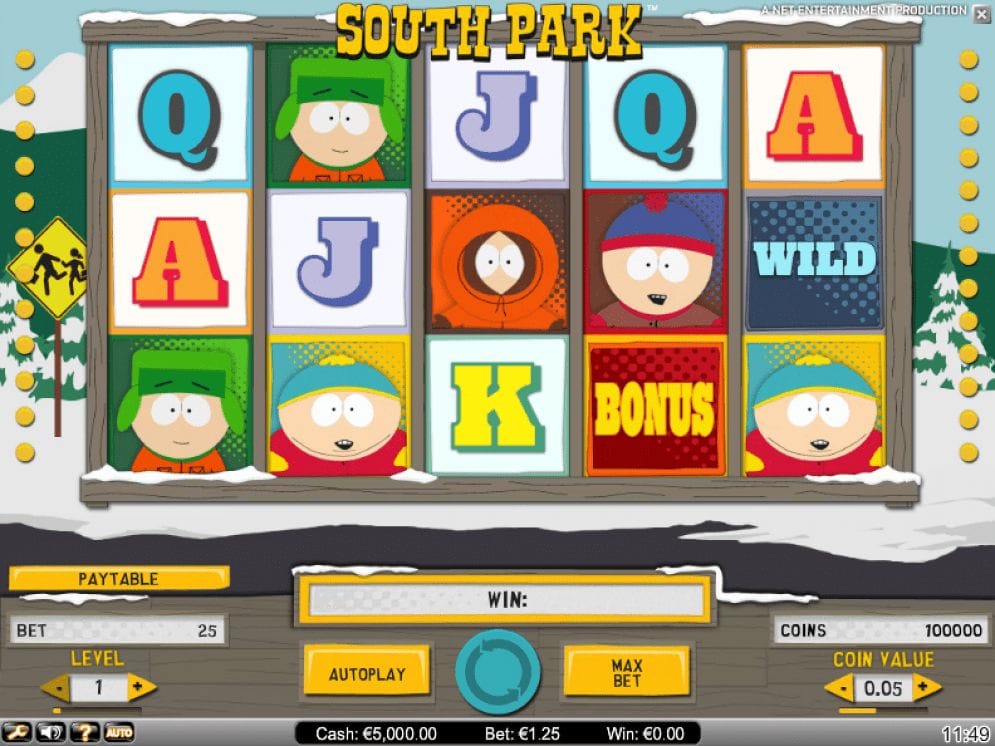 South Park online Automatenspiel