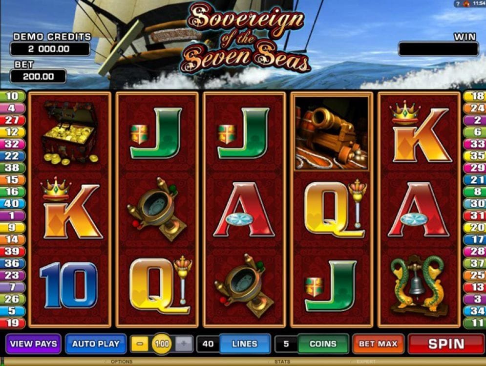 Sovereign of the Seven Seas online Spielautomat