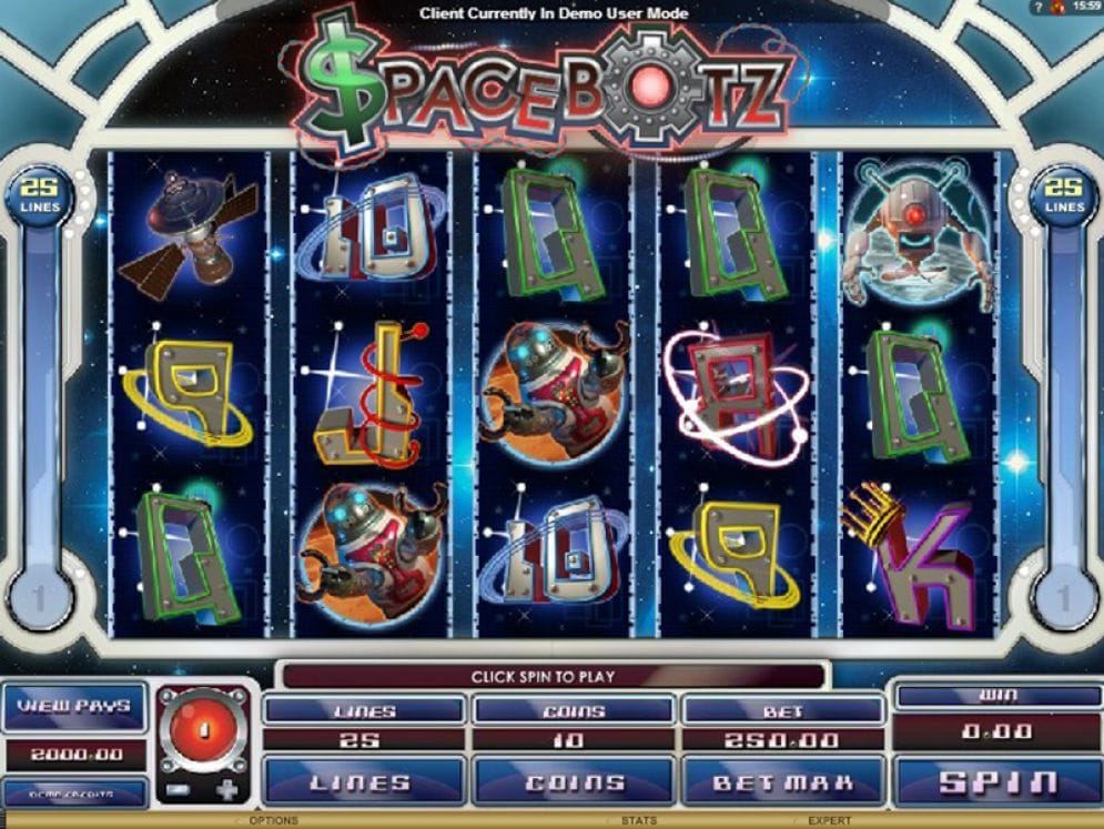 Space Botz Geldspielautomat