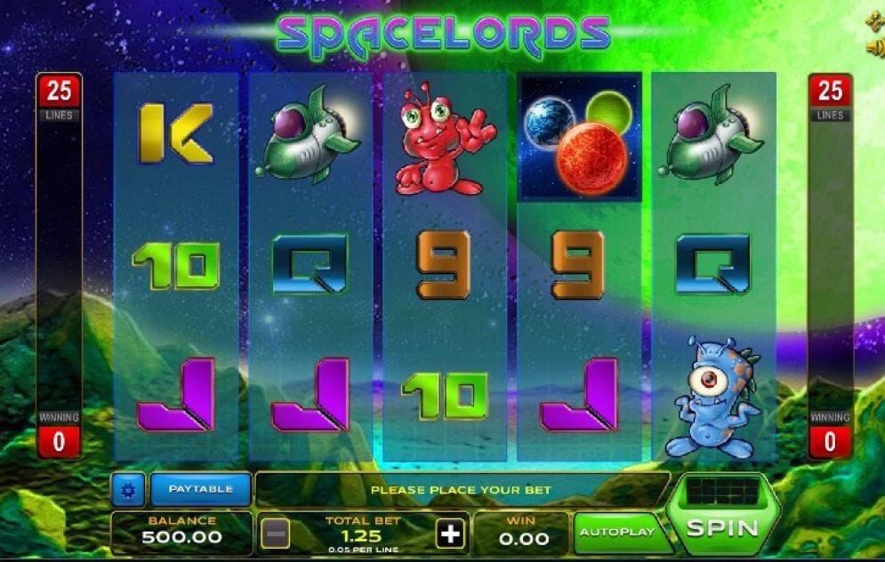 Space Lords online Casino Spiel