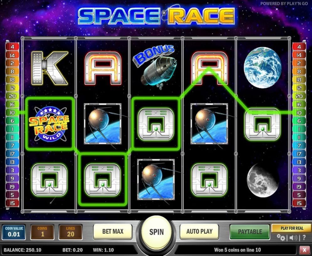 Space Race Spielautomat