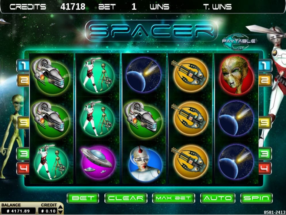 Spacer Video Slot