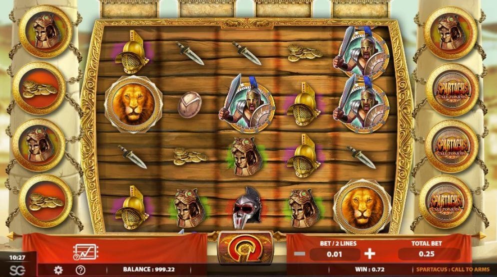 Spartacus Call to Arms Casinospiel