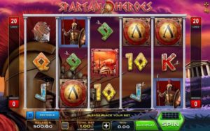 Spartan Heroes Geldspielautomat kostenlos spielen