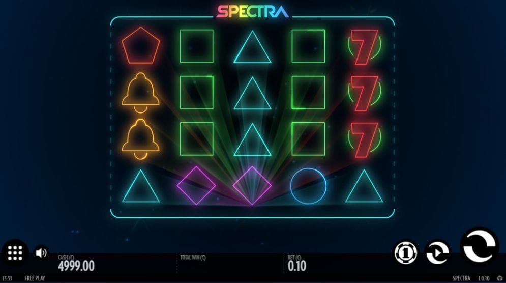 Spectra online Geldspielautomat