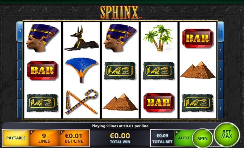 Sphinx online Automatenspiel