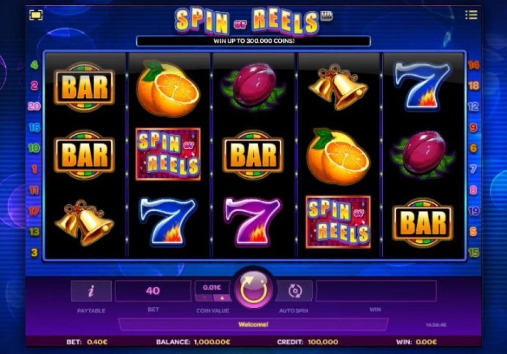 Spin or Reels HD Spielautomat